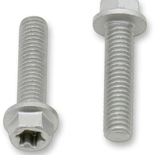 Bolt Motorcycle Hardware Torx Hex Head Flange Bolts M6 x 25mm 10-Pack