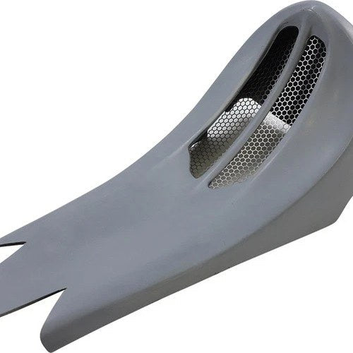Trask Chin Spoiler 19.5" x 11" x 11" Raked Unpainted #TM-2099 Harley Davidson