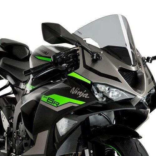 Puig R Racer Windscreen Smoke #21832H for Kawasaki Ninja ZX-6R 2024-2025