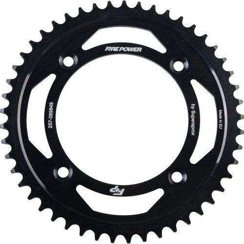 Fire Power 428 Steel Rear Sprocket 49T Black #FPS-898-49-BLK