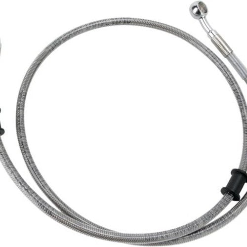 DS Braided Brake Line Kit Non-ABS Front Harley Fxdc Custom 08-14