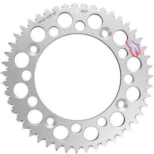 Renthal 428 Ultralight Aluminum Rear Sprocket 47T Silver KTM 85 SX/105 SX
