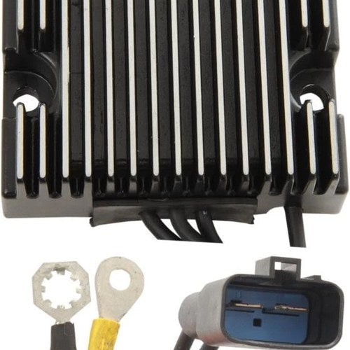 DS Solid-State Voltage Regulator Black Harley Davidson Dyna 144704