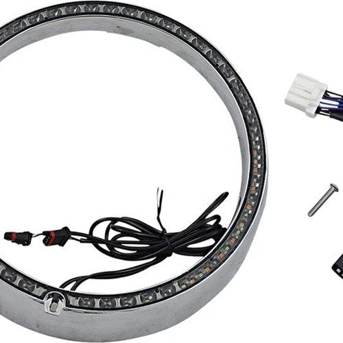 Custom Dynamics Sequential ProBeam Headlamp Trim Ring Chrome #PB-7TR-SEQ-3C