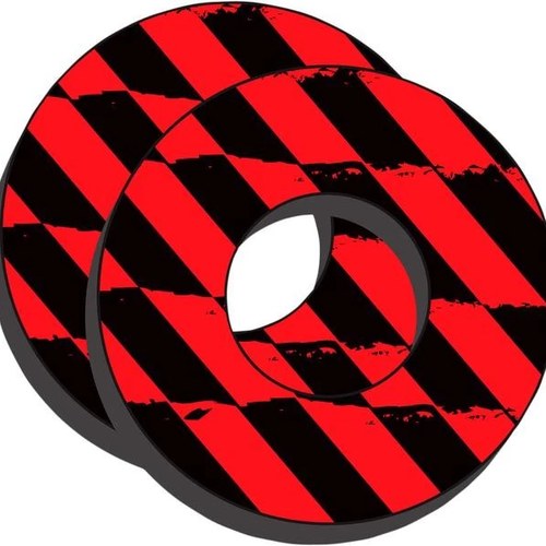 Factory Effex Moto Custom Replacement Foam Grip Donut Checkered Black/Red