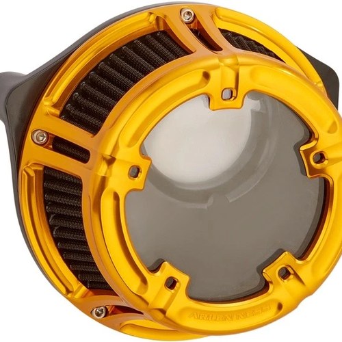 Arlen Ness Method Air Cleaner Yellow #18-176 Harley Davidson