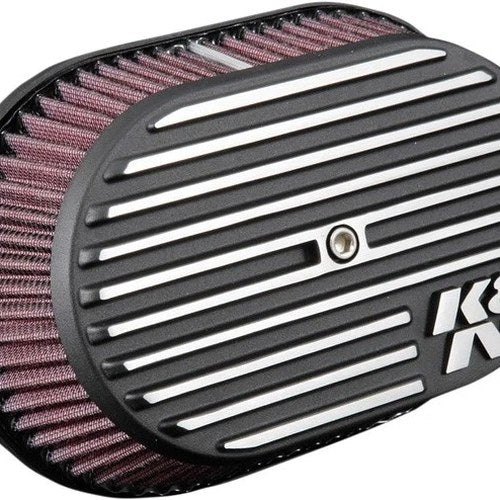 K&N Street Metal Side Draft Air Intake System Black #RK-3952 Harley Davidson