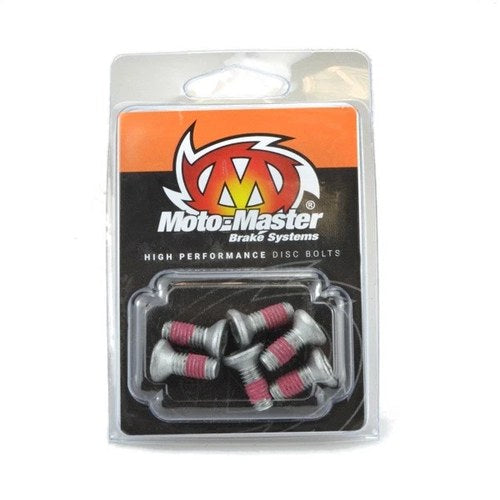 Moto-Master Brake Rotor Bolts M6x12 6-Pack #12007-PU