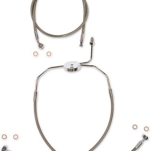 Magnum XR Non-ABS Complete Front Brake Kit Stainless Steel/Chrome #SSC1304-19