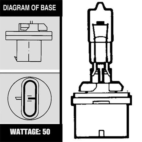 Solero Lighting PG13/885 Base 50W Standard Halogen Bulb