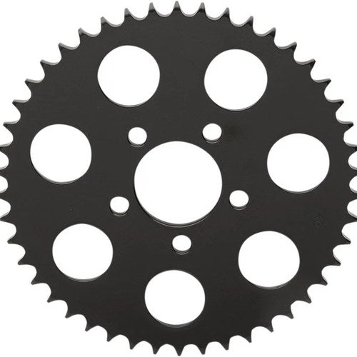 Drag Specialties Flat Rear Sprocket 530 Conv 46T Gloss Black Harley Davidson