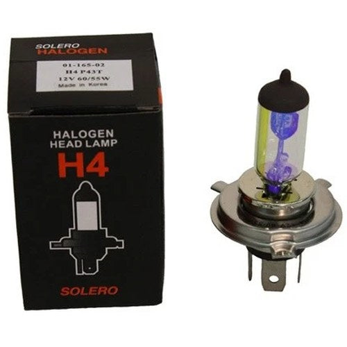 Solero Lighting SA/P43T/H4 Base 60/55W Gold Halogen Bulb