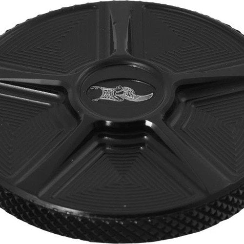 Ken's Factory Next Level Five Ratchet Left Hand/Non-Vented Gas Cap Black For M8