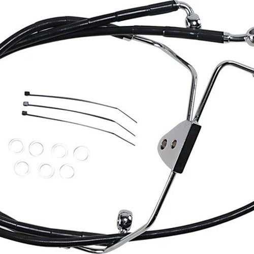 DS Vinyl Brake Line Kit Non-ABS Front +8" Harley Davidson #143617