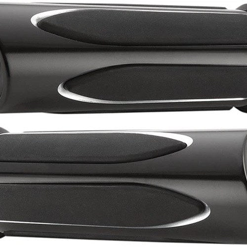 Arlen Ness Deep Cut Comfort Grips Black #07-053 Harley Davidson