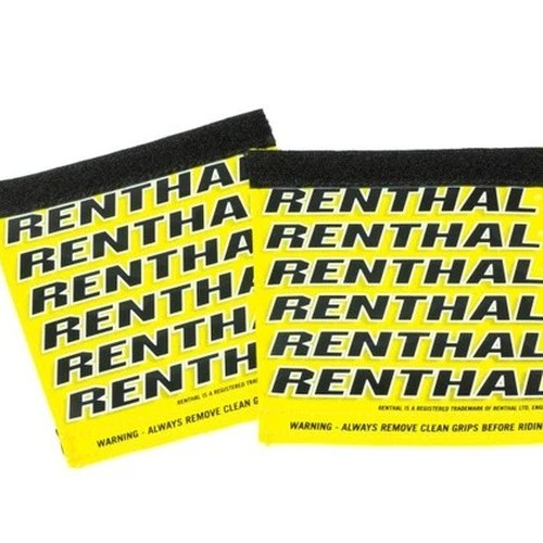 Renthal Clean Grips Grip Covers Yellow/White/Black