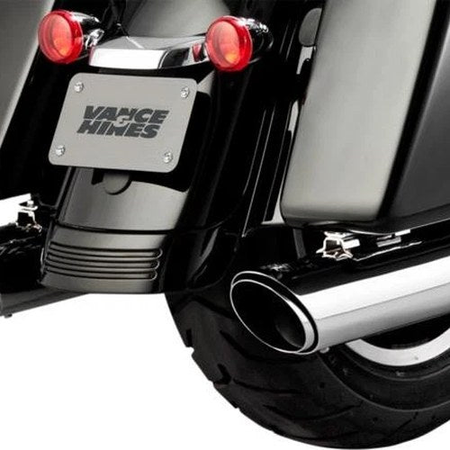 Vance & Hines Twin Slash Round Dual Slip-On Mufflers Chrome #16672