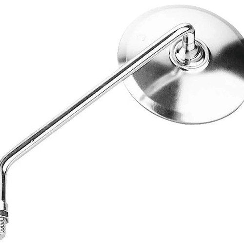 BikeMaster Round Stainless Mirror Left