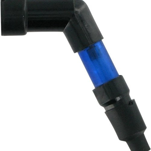 PU Flashing Spark Plug Cap Blue