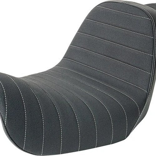 SlyFox Highnoon Slipstop Seat Grey Stitch #4694B-slyfox Harley Davidson Dyna