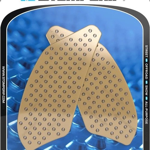 Stomp Volcano Profile Traction Pad Tank Grips Clear BMW G 310 R 2021-2025