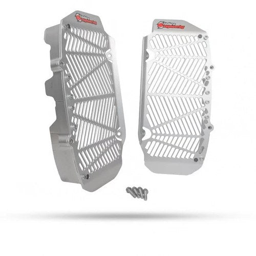 Enduro Engineering Billet Radiator Guards Silver Triumph TF 250-X/TF 450-RC