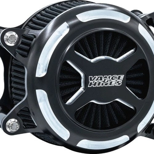 Vance & Hines VO2 X Air Cleaner Contrast Cut Black #41100 Harley Davidson