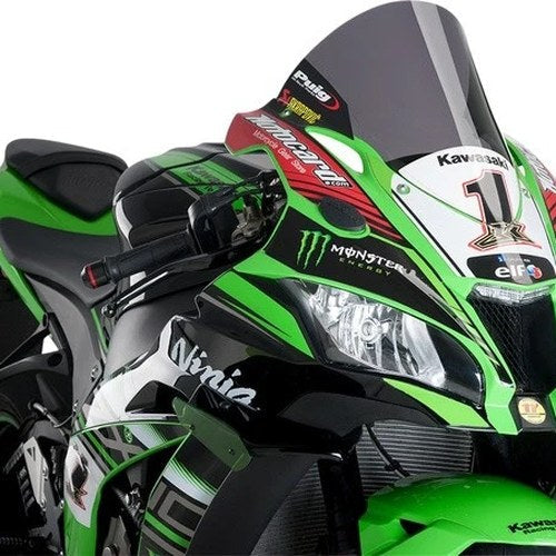 Puig R Racer Windscreen Dark Smoke #9849F for Kawasaki Ninja ZX-10R
