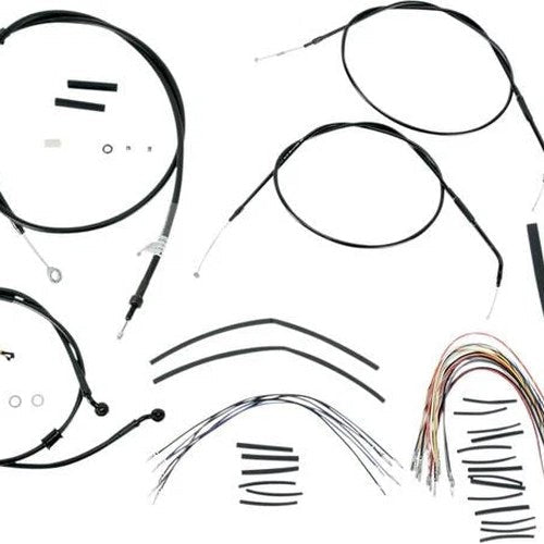 Burly Cable/Brake Line Kit for 14" Ape Hangers #B30-1004 Harley Davidson