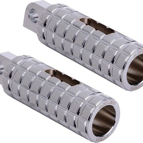 Arlen Ness Male Mount SpeedLiner Passenger Footpegs Chrome #400-039