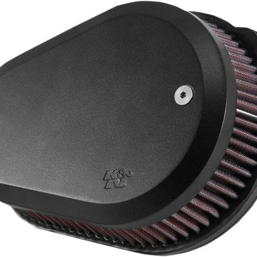 K&N Street Metal Air Intake System Flare Black #RK-3932B Harley Davidson