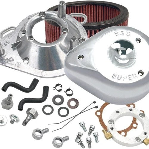 S&S Teardrop Air Cleaner Kit Chrome #170-0303B Harley Davidson