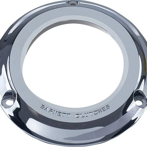 Barnett Derby Cover Chrome/Clear #343-30-43090 Harley Davidson