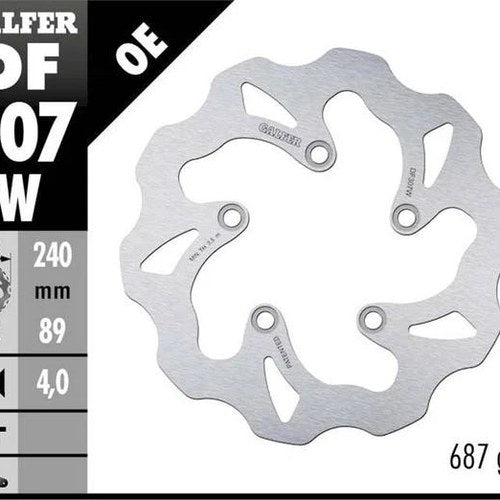 Galfer Wave Rotor Rear #DF307W for Suzuki