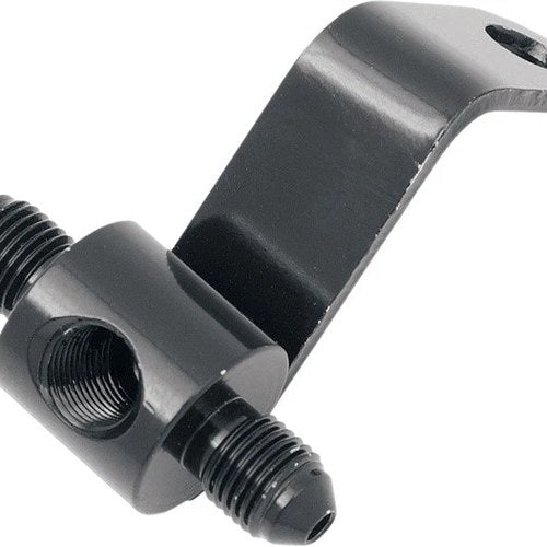 Goodridge Universal Brake Line Tee With Mount Rear 1/8" Black