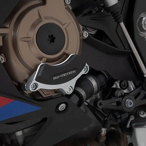 SW-Motech Engine Case Protector Black/Silver BMW S 1000 RR/S 1000 R