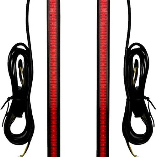 Custom Dynamics Universal Genesis Auxiliary LED Plasma Rods 8.5" Red