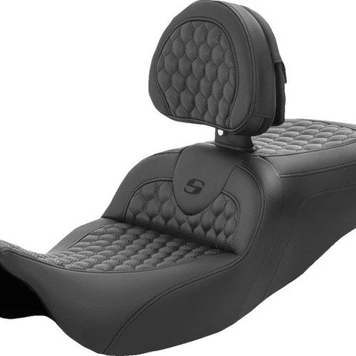 Saddlemen RoadSofa HC Seat With Backrest #284693 Harley Davidson