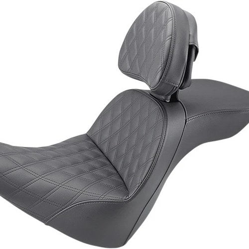 Saddlemen Explorer LS Seat With Backrest #284071 Harley Davidson
