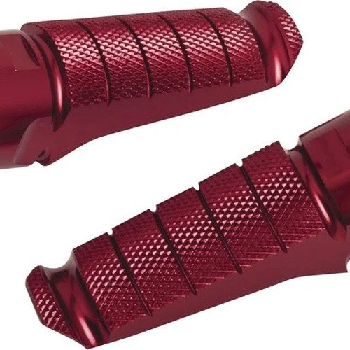 Puig Racing Footpegs That Require Adapters Red #6301R