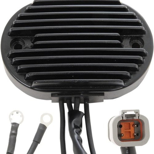 DS Premium Voltage Regulator Black #187002 Harley Davidson