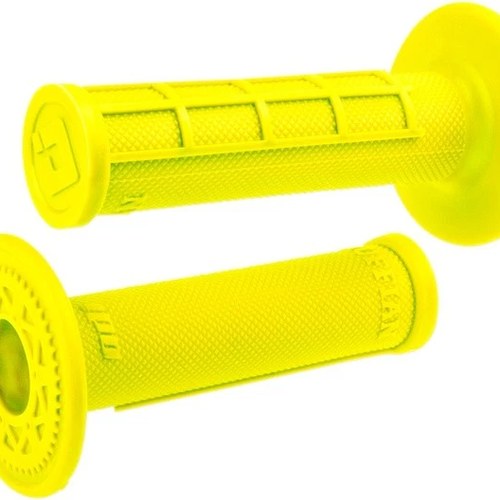 Odi Ruffian Half-Waffle MX Grips 120mm Fluorescent Yellow