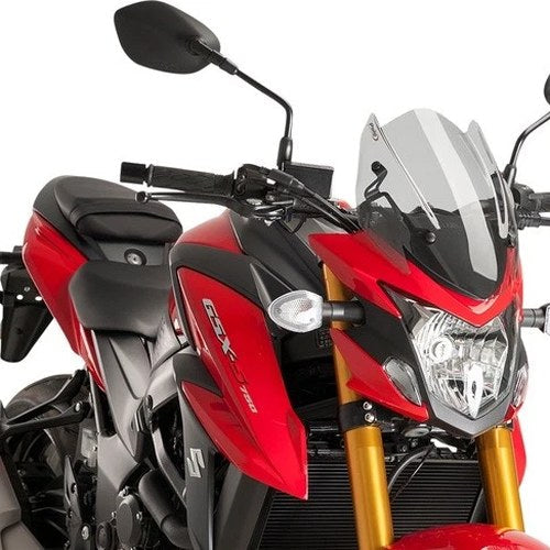 Puig Naked Sport Windscreen Light Smoke #9435H fits Suzuki GSX-S750 2017-2020,