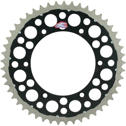 Renthal 520 TwinRing Rear Sprocket 48T Black #1500-520-48GPBK fits Yamaha/Honda