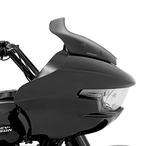 Memphis Shades Spoiler Windshield 4" Dark Black Smoke Harley Davidson Road Glide