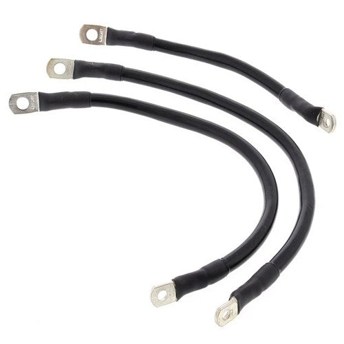 All Balls Battery Cable Kit Black #79-3009-1 Harley Davidson