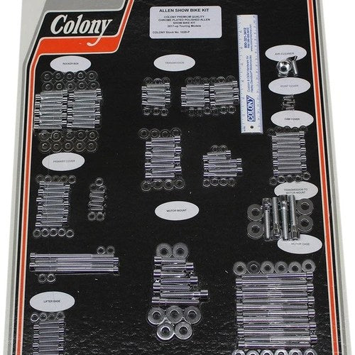 Colony Engine Bolt Kit Chrome #1028-P Harley Davidson