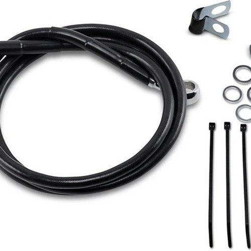 DS Vinyl Brake Line Kit Front +6" Harley Davidson Softail #143650