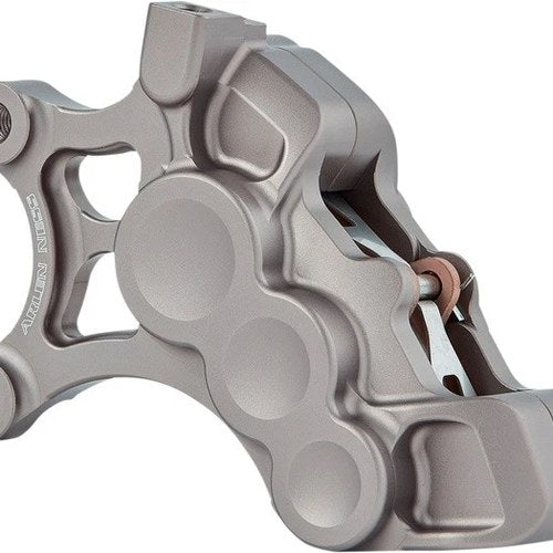 Arlen Ness Six-Piston Diff. Bore Caliper for 14" Rotor Front Left Ti #02-206