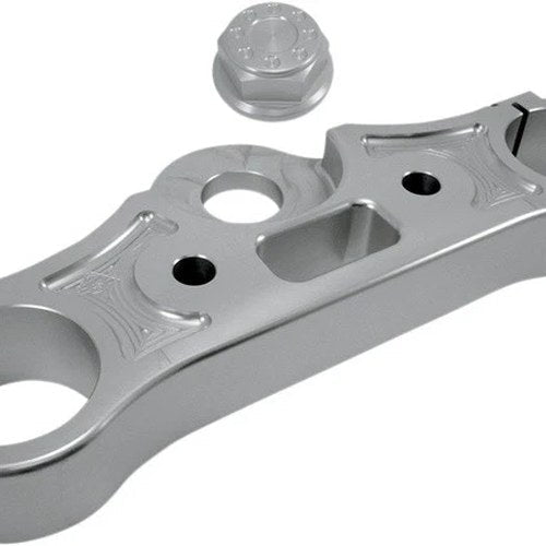 Joker Machine Triple Tree Clamp Upper 49mm Clr Harley Fxdb Street Bob 2008-2017